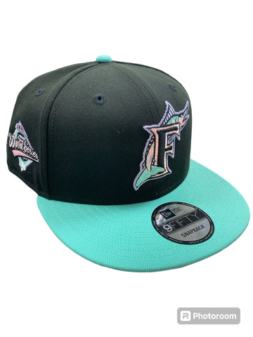 NEW ERA 950 Florida Marlins Snapback World Series 1997 Side Patch