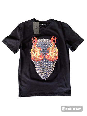 Men ETERNITY Studded Flame T-Shirt