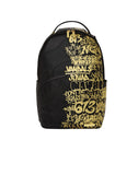 Sprayground Half Graff Gold DLXSV Bookbag