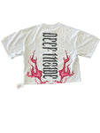 Men FIFTH LOOP 'Deep Inside' Heavy Weight Cropped T-Shirt