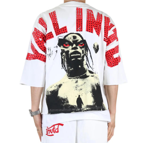 Men KLEEP Kinon Jersey 3/4 Sleeve Crop Top Shirt