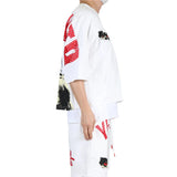 Men KLEEP Kinon Jersey 3/4 Sleeve Crop Top Shirt