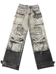 Men KINDRED Premium Baggy Cargo Denim Jeans