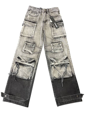 Men KINDRED Premium Baggy Cargo Denim Jeans