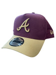 NEW ERA 9Forty Atlanta Braves Moleskin Snapback