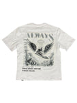 Men DENIMICITY Always Flying High Stoned Out Oversize T-Shirt