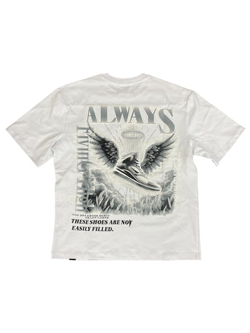 Men DENIMICITY Always Flying High Stoned Out Oversize T-Shirt
