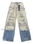 Men KINDRED Premium Baggy Cargo Denim Jeans