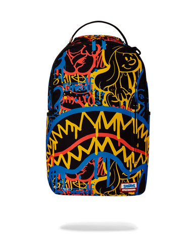 SPRAYGROUND Smurfs Neon Drip DLXSR Bookbag