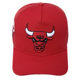 Men PRO STANDARD Chicago Bulls Classic Pinch Trucker Hat