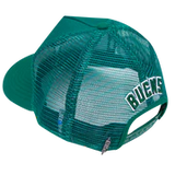 Men PRO STANDARD Milwaukee Bucks Classic Pinch Trucker Hat