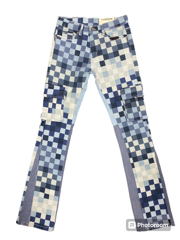 Men FWRD Digital Camo Stacked Jeans