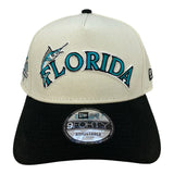 NEW ERA 9Forty A-Frame Florida Marlins Hat Snapback 10 Anniversary