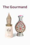 The Gourmand Bundle | Risala Forever By Le Falcone -Niche Collection- Eau de Parfum 100 ML (3.4 FL OZ) Women | Itr Al Hareer By Zakat Pure Concentrated Oil 20 ML (0.67 FL OZ) Women