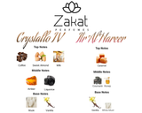 Caramel Latte In The Fall Bundle | Crystallo Collection IV By Zakat Eau De Parfum Unisex | Itr Al Hareer By Zakat Pure Concentrated Oil Women