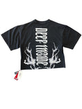 Men FIFTH LOOP 'Deep Inside' Heavy Weight Cropped T-Shirt