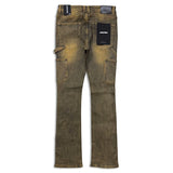 Men KINDRED Waxed Rhinestone Stacked Jeans