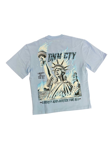 Men DENIMICITY Liberty Drowning Stoned Out Oversize T-Shirt