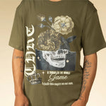 Men THRT DENIM Game Bloom T-Shirt