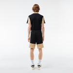 Men LACOSTE Regular Fit Brushed Fleece Colorblock Shorts