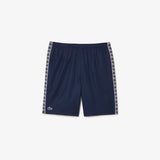 Men LACOSTE Monogram Band Tennis Shorts