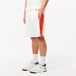 Men LACOSTE Regular Fit Colorblock Fleece Shorts