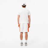 Men LACOSTE Regular Fit Colorblock Fleece Shorts