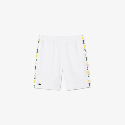 Men LACOSTE Logo Strip Tennis Short