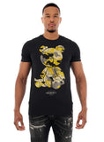 Men AVENUE GEORGE V PARIS Teddy Bear Camo T-Shirt