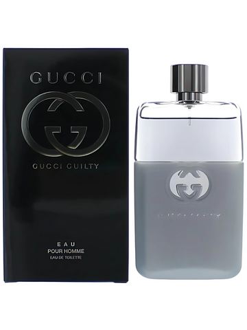 Men GUCCI Guilty Cologne Pour Homme Eau De Toilette 3 Oz