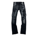 Men JORDAN CRAIG Cargo Stacked Denim Jeans