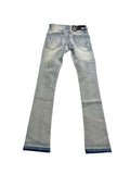 Men DENIMICITY Lightning Down Stacked Jean