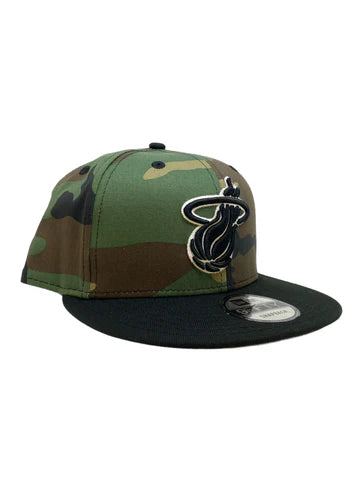 Men NEW ERA 9Fifty Miami Heat Camo Snapback