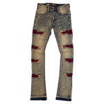 Men DENIMICITY Zombie Ripped Stacked Jean