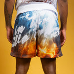 Men THRT DENIM In Thrt We Trust Mesh Shorts