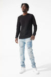 Men JORDAN CRAIG Reconstructed Denim Jeans