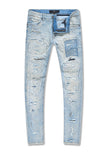 Men JORDAN CRAIG Reconstructed Denim Jeans