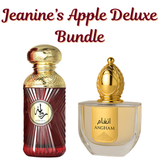 Jeanine's Apple Deluxe Bundle | Riwaya Elegance By Sahari Unisex | Angham By Zakat Women | Eau De Parfum 100 ML (3.4 FL OZ)