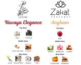 Jeanine's Apple Deluxe Bundle | Riwaya Elegance By Sahari Unisex | Angham By Zakat Women | Eau De Parfum 100 ML (3.4 FL OZ)