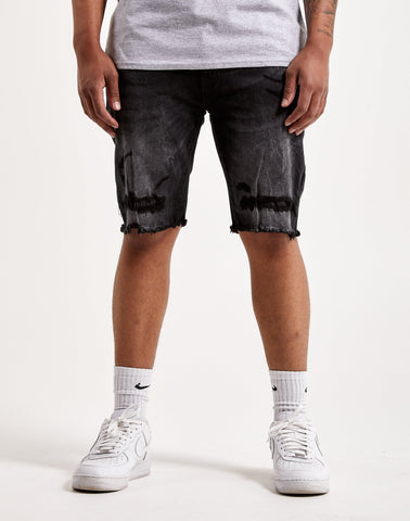 Men JORDAN CRAIG Denim Shred Short