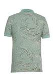 Men A.TIZIANO Karson Floral Knit Polo Shirt
