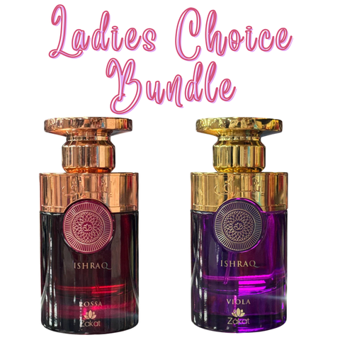 Ladies' Choice Bundle | Viola By Zakat | Rossa By Zakat | Eau De Parfum 100 ML (3.4 FL OZ)  Women