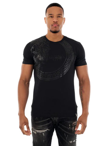 Men AVENUE GEORGE V PARIS Baroque Lion Head T-Shirt