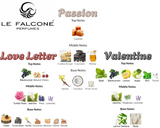 The Mirsaal Niche Collection Bundle | Mirsaal Love Letter By Le Falcone EDP 100 ML (3.4 FL OZ) Unisex | Mirsaal Passion By Le Falcone EDP 100 ML (3.4 FL OZ) Women | Mirsaal Valentine By Le Falcone EDP 100 ML (3.4 FL OZ) Men