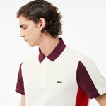 Men LACOSTE Cotton Pique Colorblock Polo Shirt