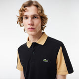 Men LACOSTE Cotton Pique Colorblock Polo Shirt