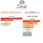 Pistachio Latte Oil Bundle | Shatha Al Riyahin By Zakat Women | Itr Al Hareer By Zakat Women