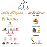 Pistachio Latte Oil Bundle | Shatha Al Riyahin By Zakat Women | Itr Al Hareer By Zakat Women