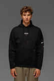 Men MILANO Paint Black Hoodie