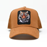 Men GOLD STAR Tiger Trucker Hat